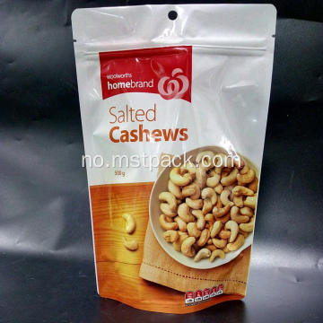 Plast cashew nøtter emballasje ziplock bag